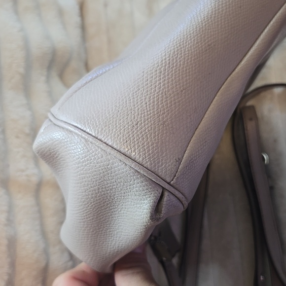 Coach Gray Leather Tote Bag - Picture 5 of 11